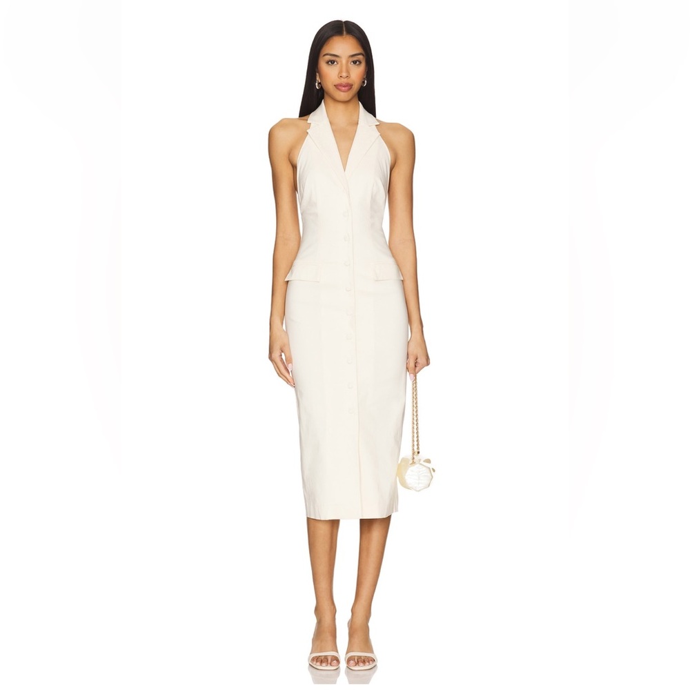Stone Cold Fox Chelsea Midi Dress in Ivory